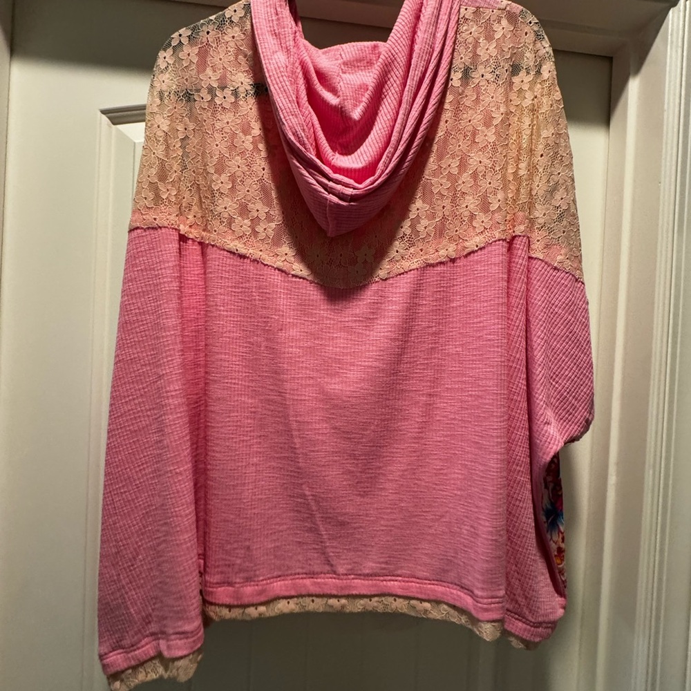 POL Pink Textured Knit Top - Picture 4 of 4